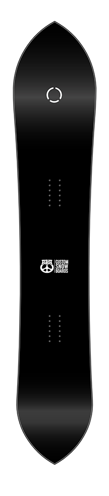 PLP Custom Handcrafted Snowboard Collection 24-25 - Model Pingun 174 big footers, Snowboard pintail veloce adatto anche ai big footers ottima in pista e in fresca